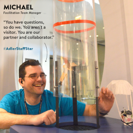 Facilitation Team Manager Michael Simms is this week's Adler Staff Star!