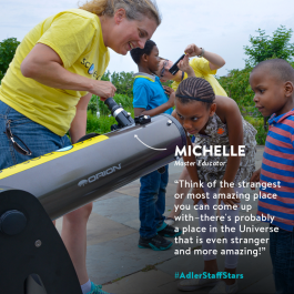 Master Educator Michelle Nichols is this week's Adler Staff Star
