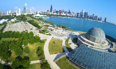 Adler Planetarium and 12th Street Beach, 1300 S. Lake Shore…