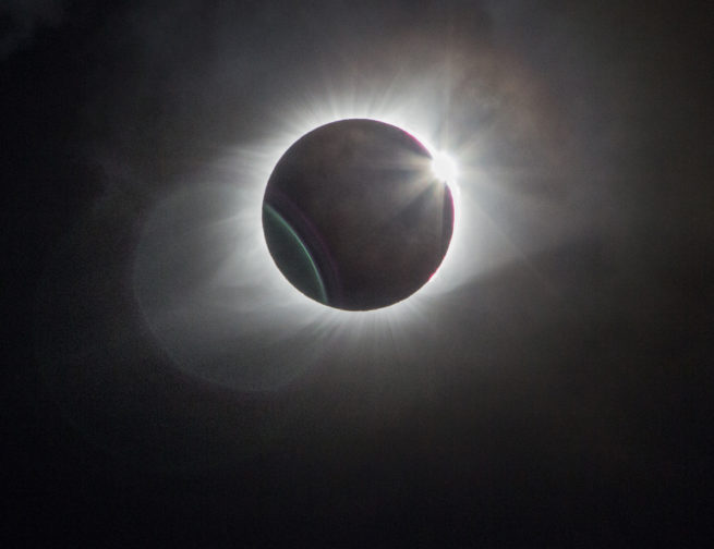 Total solar eclipse from August 21, 2017.