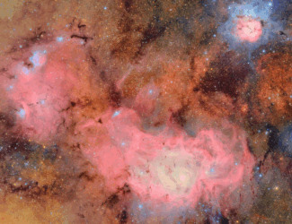 Trifid and Lagoon Nebulae