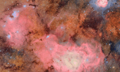 Trifid and Lagoon Nebulae