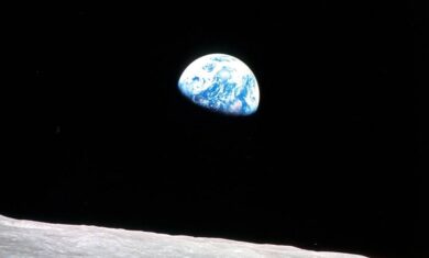 gravitational waves travel speed of light The famous Earthrise photo from the Apollo 8 mission. Image Credit: NASA