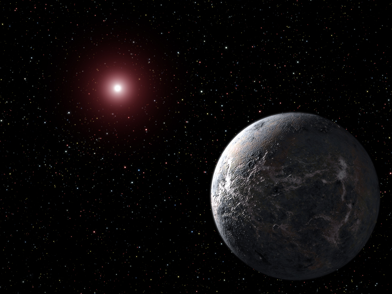 Artist’s rendition of OGLW 2005-BLG-390L.