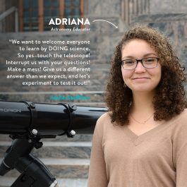Adriana Guzman, Astronomy Educator, Adler Staff Star