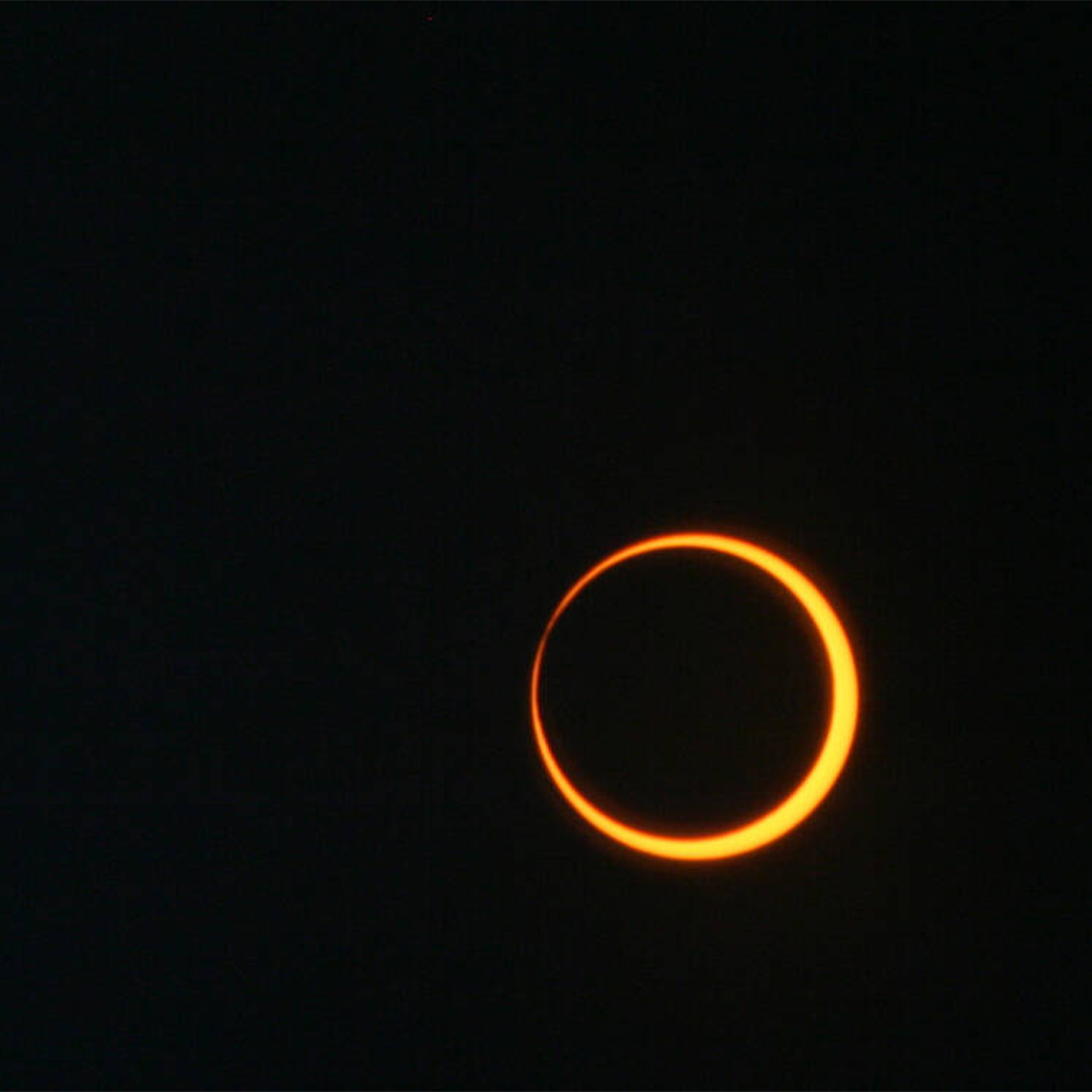 An annular “ring of fire” solar eclipse on May 20, 2012. Image Credits: NASA/Bill Dunford