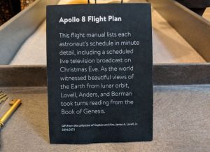 Apollo 8 Flight Plan Item Description