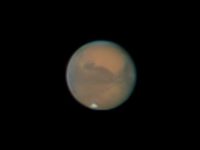 Mars can be seen here during its opposition in October 2020. Image Credit: Astrophotographer Nick Lake