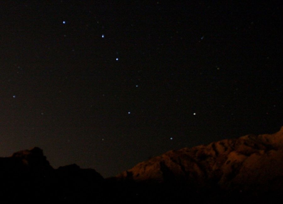 The Big Dipper in the Night Sky