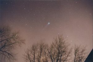 Comet Hyakutake taken approximately March 1996.