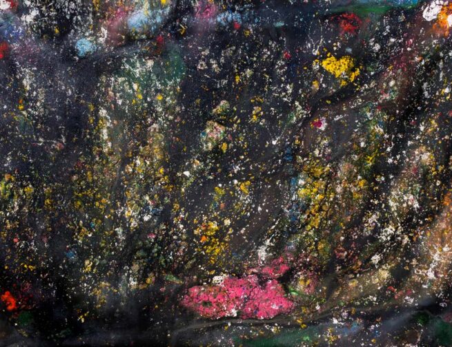 Frederick J. Brown, ‘Milky Way’, 1977, oil on canvas, 221 x 299.8 cm (Adler Planetarium collections).