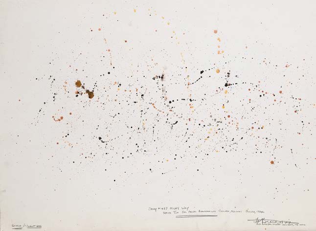 Frederick J. Brown, ‘Study #427’, 1977, watercolor on Arches paper, 58.5 x 76.2 cm (Adler Planetarium collections).