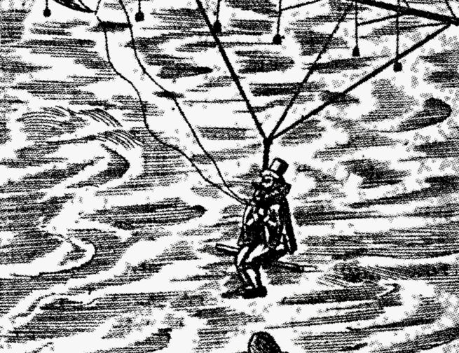Historic Imagining of Moon Travel- Taken from the Adler vault
