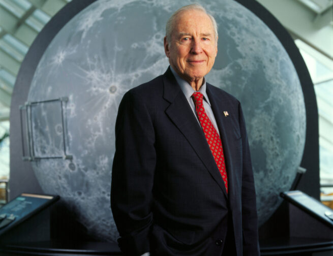 American hero, former NASA Astronaut, and Adler Life-Trustee Captain James Lovell