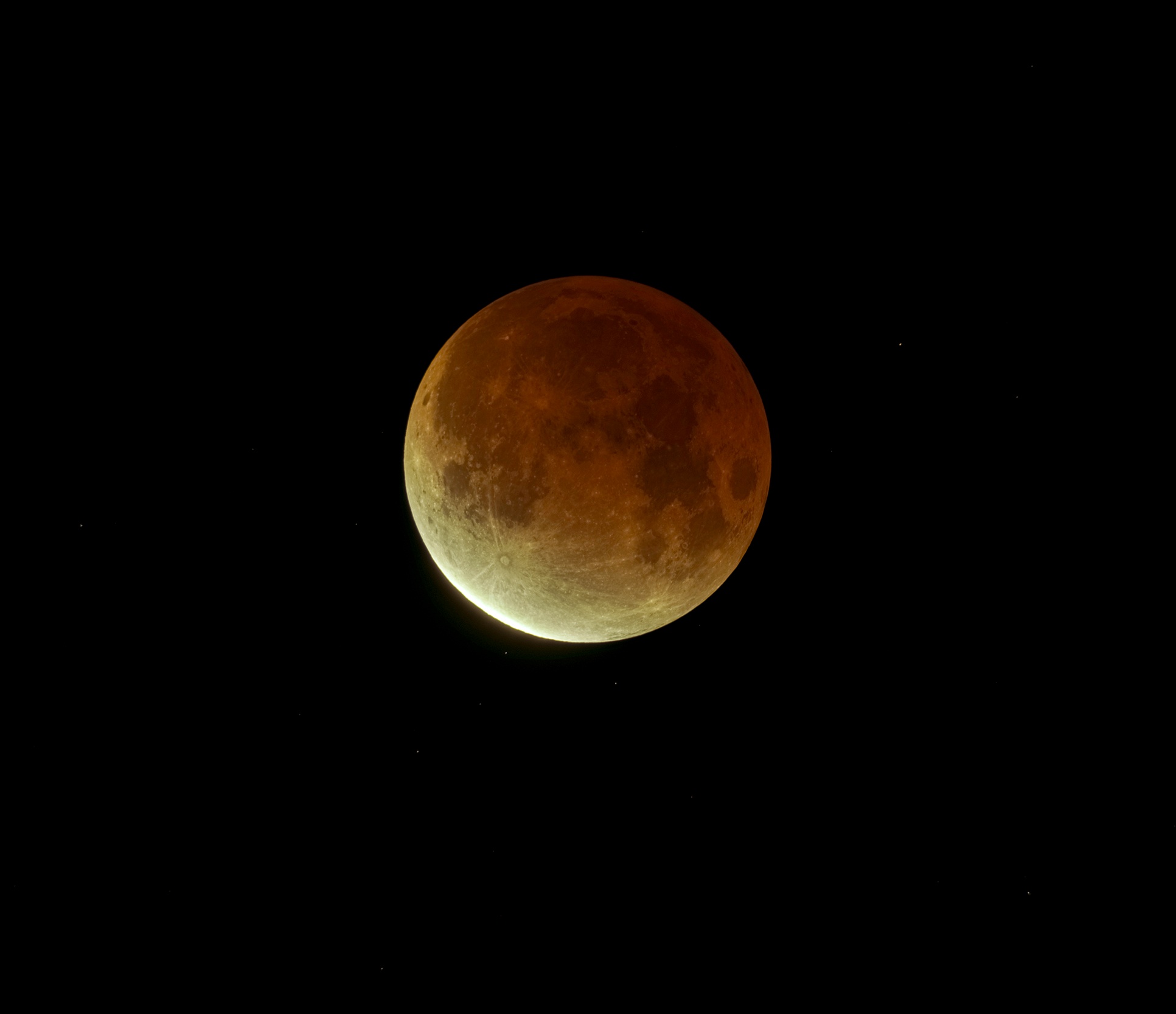 Nick Lake's image of a total lunar eclipse.