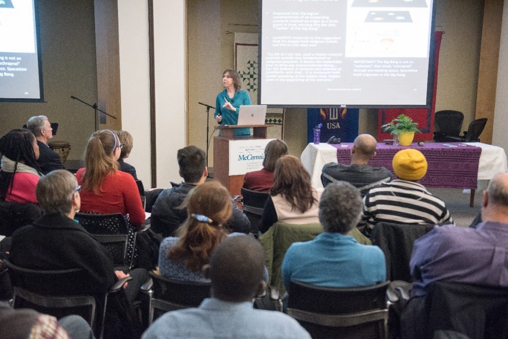 Grace Wolf-Chase MTS Science Lecture | Photo Credit: Tricia Koning Photography