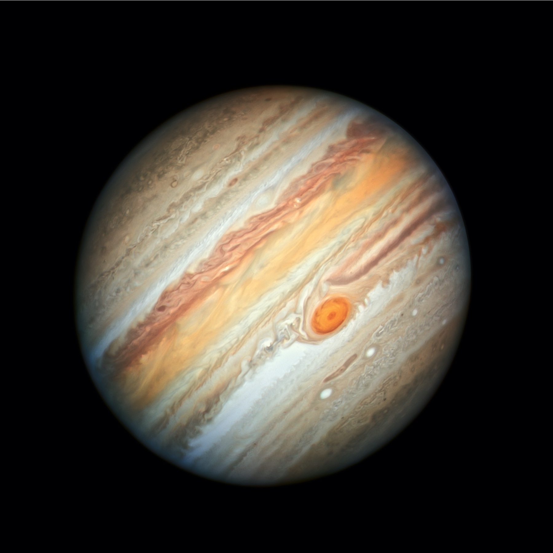 NASA's Hubble Telescope image of Jupiter