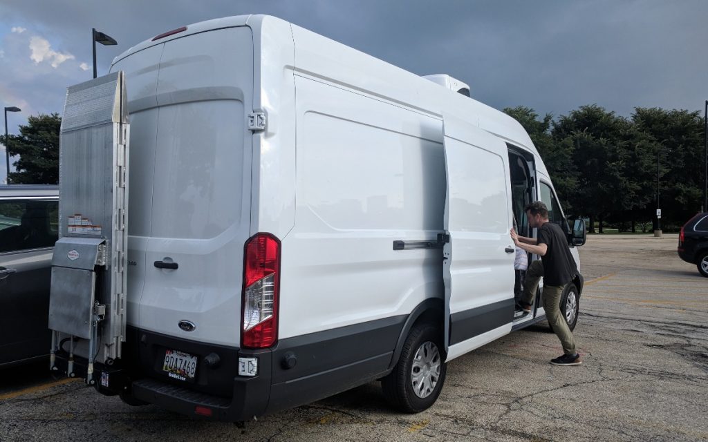 Packing up the van to head out to the Nasher Museum of Art (1)