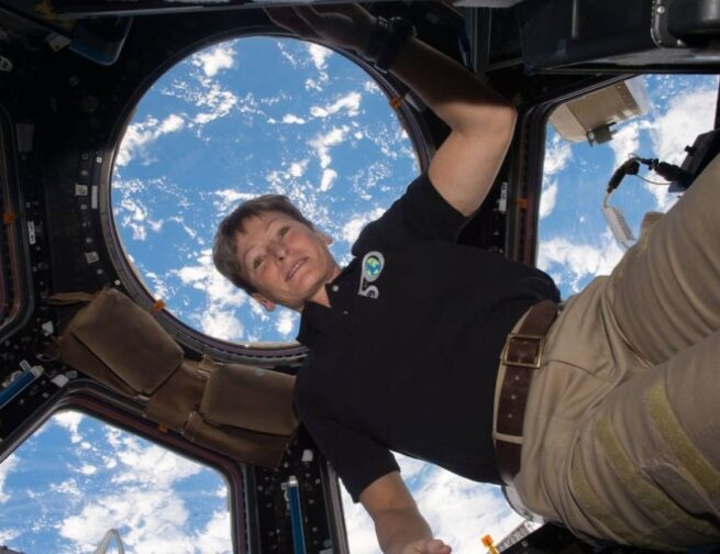 Astronaut Peggy Whitson on the ISS
