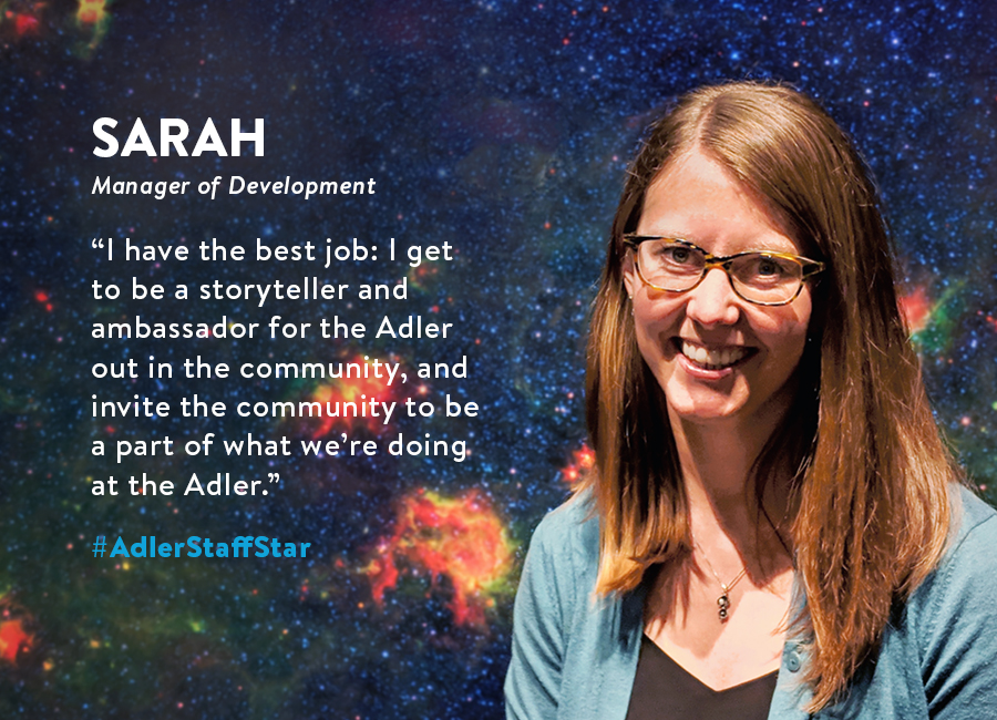 November 2018 Adler Staff Star: Meet Sarah!