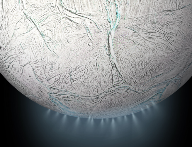 Artist's Illustration of Enceladus