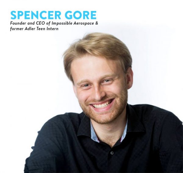 Meet Spencer Gore, Founder and CEO of Impossible Airspace and former Adler Teen Intern