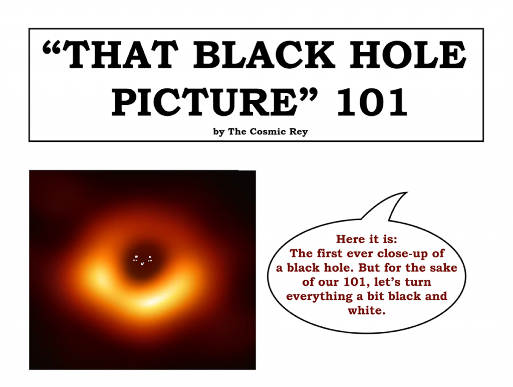 Webcomic: "That Black Hole Picture" 101 by the Cosmic Rey