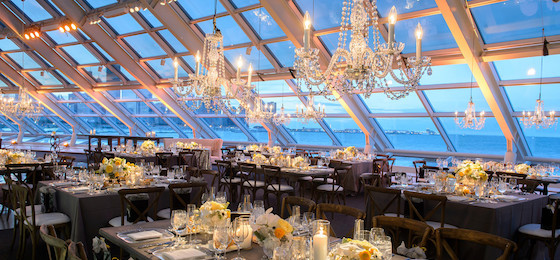 Host your next special event in the Adler Planetarium's Solarium!