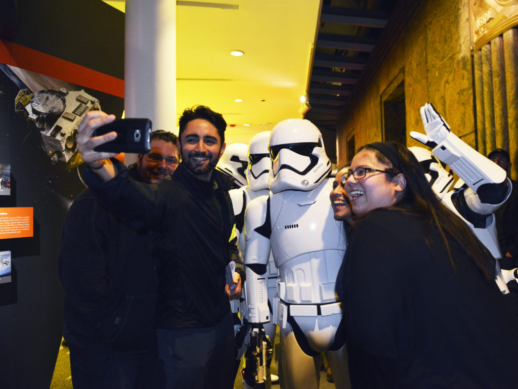 The 501st Stormtrooper Legion at the 2016 Adler After Dark: Geek Chic event in Chicago.