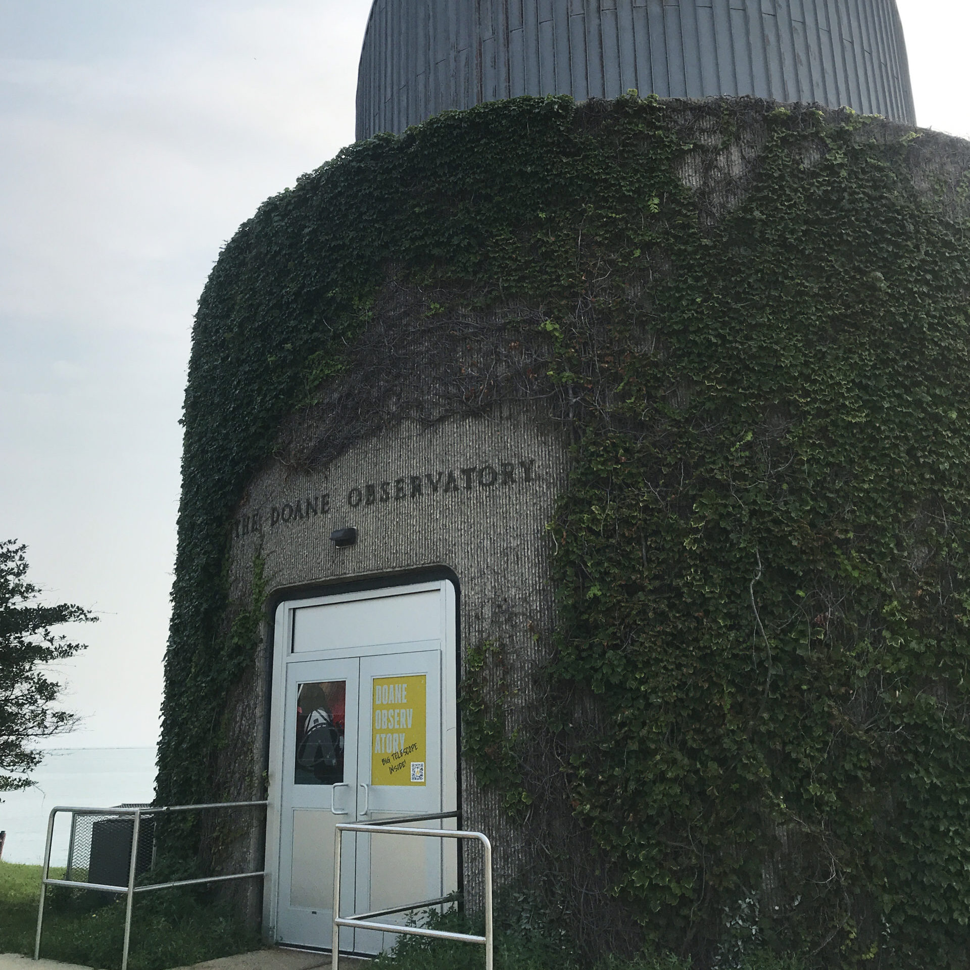 Image Caption: The Adler Planetarium Doane Observatory July 2021