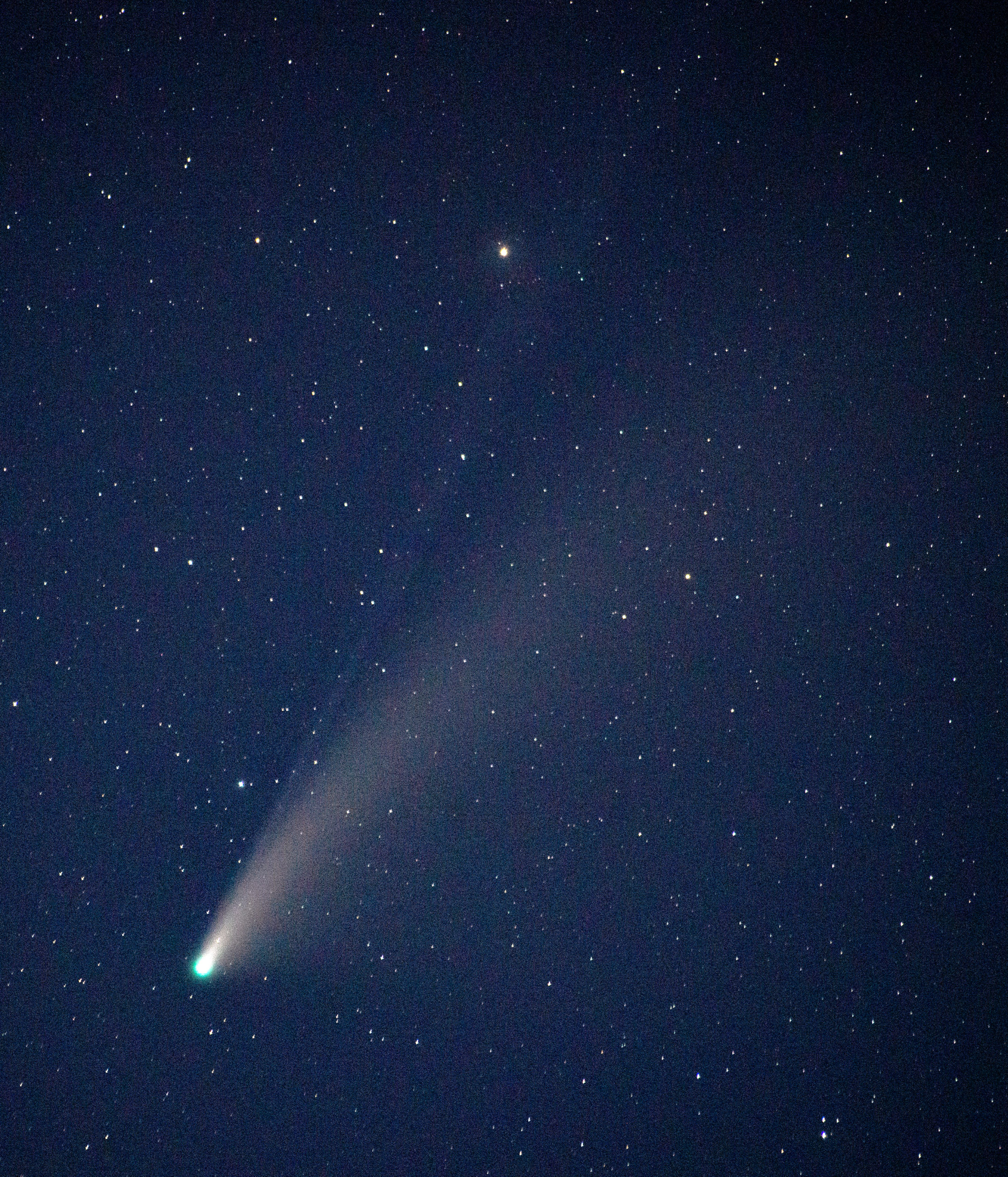 Image of Comet NEOWISE taken by Nick during an astrophotography session in July 2020. Credit: Nick Lake