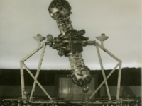 Image Caption: The Zeiss Mark II projector can be seen here in the Adler's original domed theater in the 1930s. Image Credit: The Adler Planetarium Archives