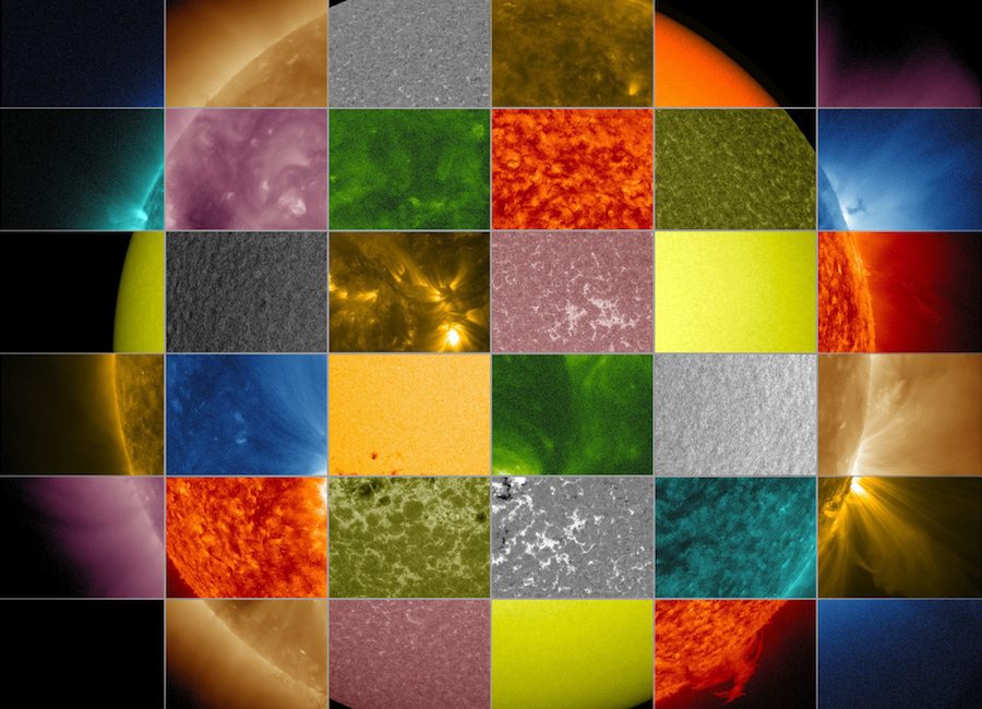 Patchwork Sun photo credit- NASA