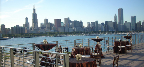 Host your next special event in the Adler Planetarium's Nancy A. Petrovich Skyline Terrace!